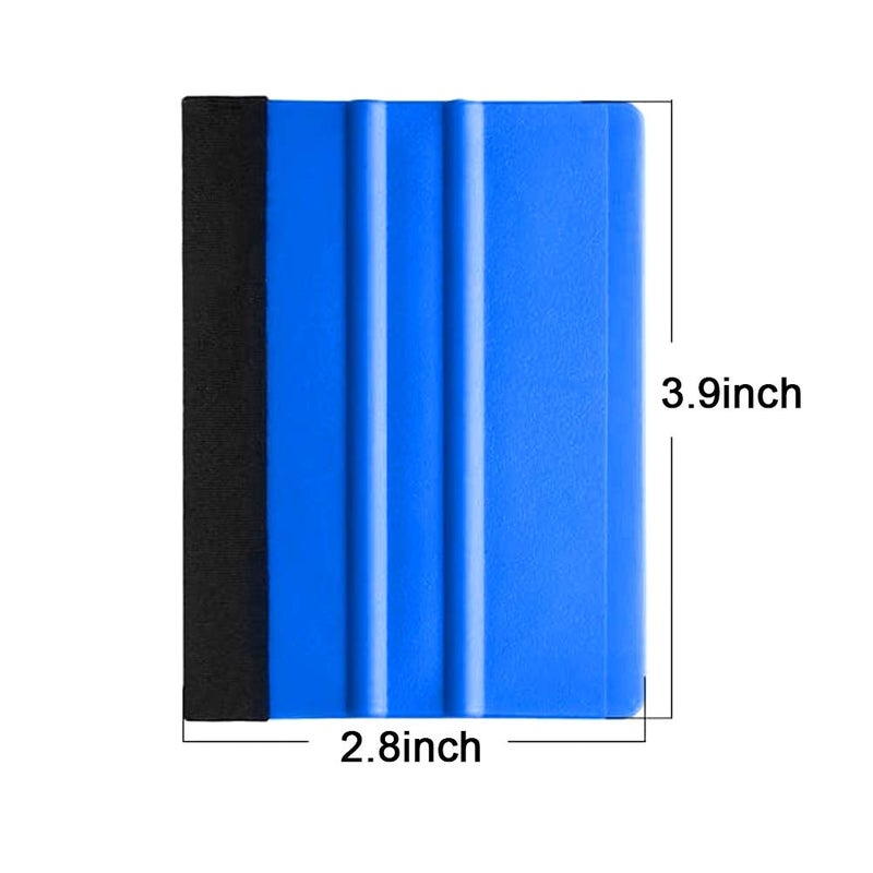Vankcp 12 Pcs Car Felt Edge Squeegee Kits - 4 Inch Vinyl Scraper Tool for Window Tint, Vinyl Wrap, Decal Sticker Installation, Wallpaper - Image 4